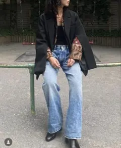 美品⭐︎enof twill slit jacket blackのサムネイル