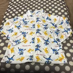 ポケットモンスター 夏用長袖ジップアップジャケット 120cm 左右ポケット付きのサムネイル