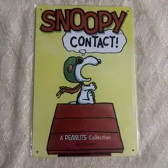 SNOOPY ブリキ看板 レトロインテリア