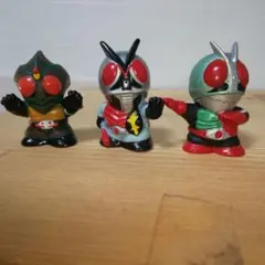 仮面ライダー ミニフィギュア 3体セット