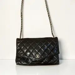 希少　CHANEL デカマトラッセ ラムスキン ヴィンテージ　シャネル 0番のサムネイル