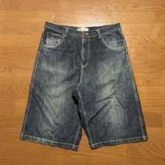 reggae NESTA BRAND ハーフデニム W34 極太 迷彩裏地のサムネイル