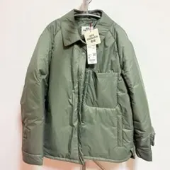 ユニクロ アニヤハインドマーチ コラボ ダウン ジャケット オリーブ Mサイズ