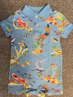 【美品】ポロベア　ラルフローレン 半袖ロンパース　12M80cm