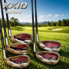 XXIO ゼクシオ MP600 レディース アイアンセット 5本 L純正カーボンのサムネイル