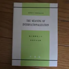 THE MEANING OF INTERNATIONALIZATION