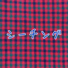 [no.3266]タータンチェック レッド シーチング 生地＊