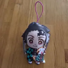 鬼滅の刃 竈門炭治郎 ＆ラスカル マスコット ストラップ付き