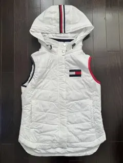 トミーヒルフィガー フード付きキルティングベスト