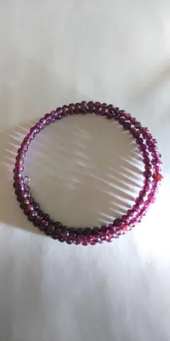 ガーネット ブレスレット 2連～3連 天然石 パワーストーン 3mm玉