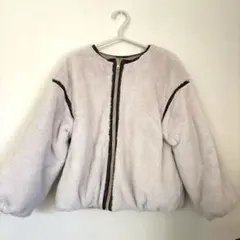 FUN ファーキルティングブルゾン