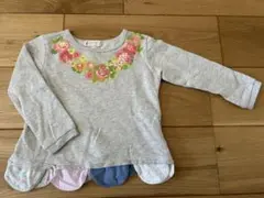 女の子　長袖　ロンT トレーナー　100 ウィルメリー　冬、春、秋