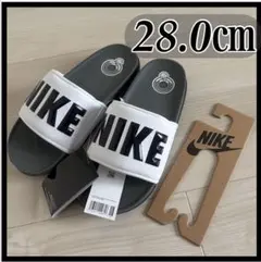 ナイキ NIKE シャワーサンダル オフコート 白×黒 28.0 未使用のサムネイル