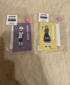 HUNTER × HUNTER キルア クラピカ　サンキューマート ステッカー