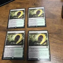 mtg 高騰中 フルFOIL 4枚セット ウェイストウッドの境界 英語版 dft