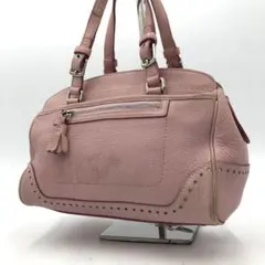 COACH コーチ ハンドバッグ ピンク レザー 5031 手提げバッグ