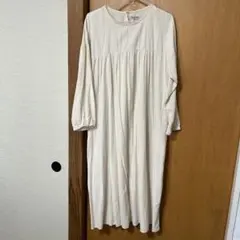 Samansa Mos2 アイボリー ロングワンピース