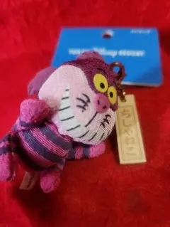 ディズニー　ストラップ　ぬいぐるみ　ちしゃねこ　チェシャ猫