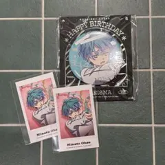 湊大瀬　缶バッジ　チェキ風カード