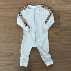 BURBERRY ベビー ロンパース 6M 70 水色