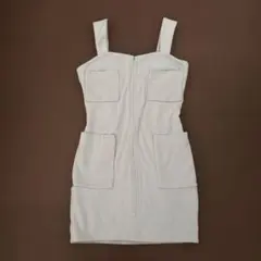 snidel ノースリーブミニワンピース ライトグレー