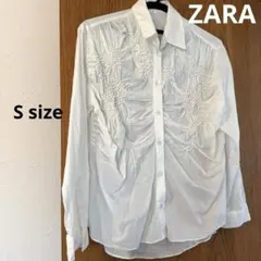 zara ザラ　レディース　デザイン　シャツ　白　h&m イエナ　gapのサムネイル
