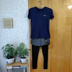 スポーツウェア レディース 上下セット ヨガウェア