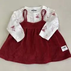 【MOOMIN BABY】リトルミイ ワンピース ロンパース セット70cm