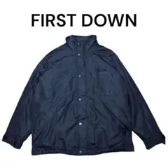 FIRST DOWN　フリースライナー付き　ナイロンジャケット　ファーストダウン