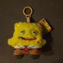 新品☆ファグラー×スポンジボブ　スポンジボブぬいぐるみキーホルダー