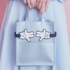 ディズニー Areeam ショルダーバッグ 青 ブルー 水色 アリーム ミニー