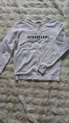 GUESS 1981 ホワイト トレーナー