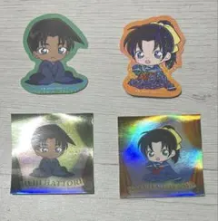 名探偵コナン ステッカー ちぢませ隊 服部平次 遠山和葉