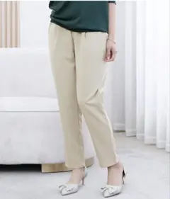 ワンピスター　ライトベージュ Lサイズ トライザーパンツ