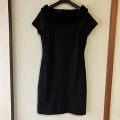 LAURA ASHLEY ブラックワンピース