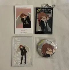 チェンソーマン 天使の悪魔 ベースヤード グッズセット 缶バッジ キーホルダー
