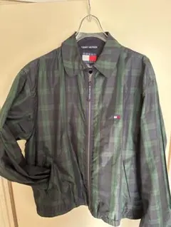TOMMY HILFIGER ナイロンジャケット L相当 タータンチェック
