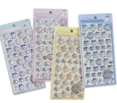 【4枚セット】人気 キャラ ちい ハチワレ うさぎ モモンガ ぷくぷく