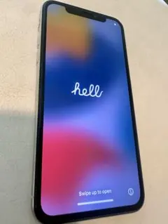 iPhone X 256GB シルバー SIMフリー 本体 バッテリー100％