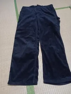 【GU】 コーデュロイ パンツ 黒