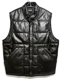 美品 Schott 米国製 204D 羊革 レザーダウンベスト ブラック L 美品 Schott 米国製 204D 羊革 レザーダウンベスト ブラック L - メルカリ