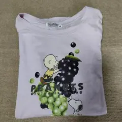 PEANUTS Tシャツ ライトパープル 【М】③のサムネイル