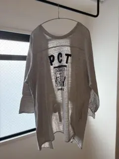 ガーリッシュ　girlish ボンボリチェックTシャツ　ホワイト　新品未使用タグ ガーリッシュ girlish ボンボリチェックTシャツ ホワイト 新品未使用