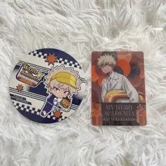 ヒロアカ アニメイトカフェ　爆豪勝己　コースター クリアカード