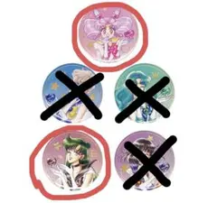 セーラームーン 笑顔Ver オーロララメ缶バッジ ローソン 明治 - メルカリ