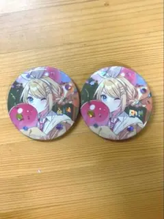 鏡音リン　缶バッジ　39culture extra ボカロ　Cosplay 2025年最新】鏡音リン 缶バッジ 39cultureの人気アイテム - メルカリ