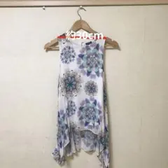 Desigual ブラウス　チュニック　ノースリーブ