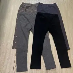 UNIQLO キッズ　レギンスパンツ　110cm 4枚セット