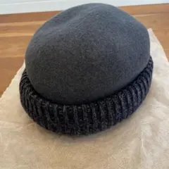 【チサキ】✨️未使用タグ付き✨️chisaki ポンポン帽子　ブラック chisaki｜IDEE SHOP Online