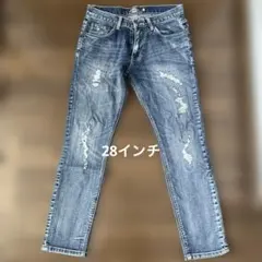 NATIVE LOUNGE ダメージデニムパンツアメカジ　カジュアル28インチのサムネイル